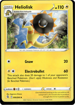 2021 Heliolisk #99 Fusion Strike