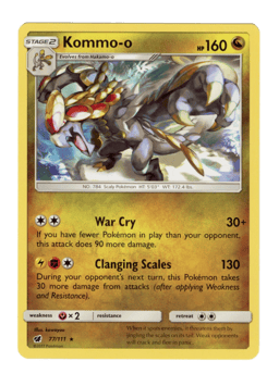 2017 Kommo-o #77 Crimson Invasion
