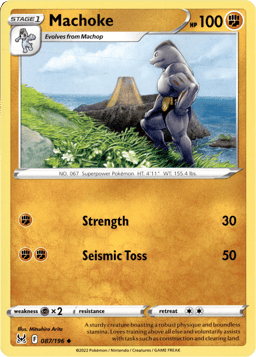 2022 Machoke #87 Lost Origin