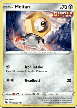 2021 Meltan #188 Fusion Strike