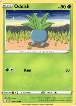 2022 Oddish #1 Lost Origin