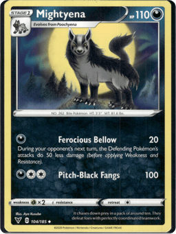 2020 Mightyena #104 Vivid Voltage