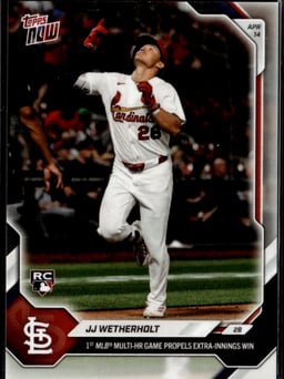 2026 JJ Wetherholt #86 Topps Now