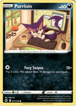 2023 Purrloin #77 Crown Zenith