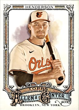 2025 Gunnar Henderson #79 Topps Allen and Ginter