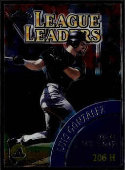 2000 Luis Gonzalez #466 Topps Chrome League Leaders