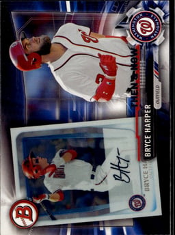 2017 Bryce Harper #Bowman-6 Topps Bowman Then & Now