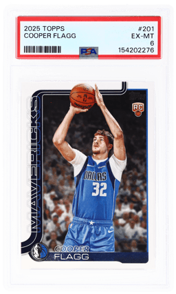2025 Topps Cooper Flagg #201 PSA 6