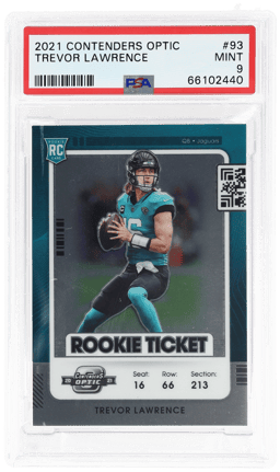 2021 Panini Contenders Optic Trevor Lawrence #93 PSA 9