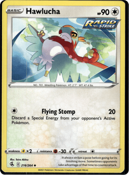 2021 Hawlucha #216 Fusion Strike