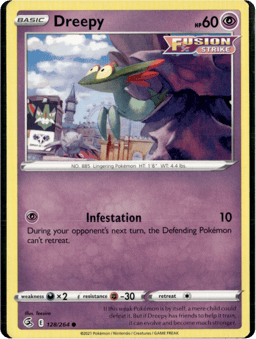 2021 Dreepy #128 Fusion Strike