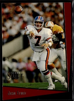 1993 John Elway #34 Score Select