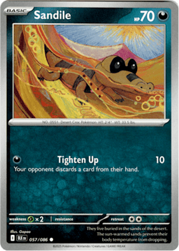 2025 Sandile #57 Black Bolt