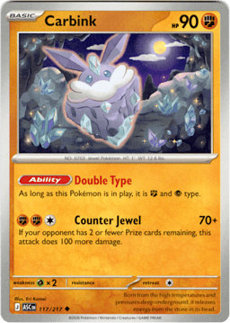 2026 Carbink #117 Ascended Heroes