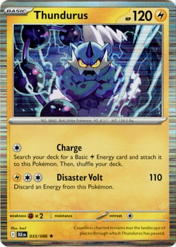 2025 Thundurus #33 Black Bolt