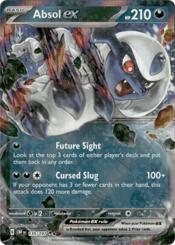 2023 Absol ex #135 Obsidian Flames