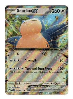 2025 Snorlax ex #76 Prismatic Evolutions