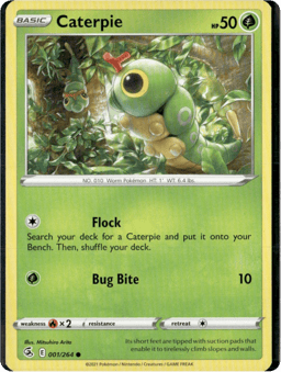 2021 Caterpie #1 Fusion Strike