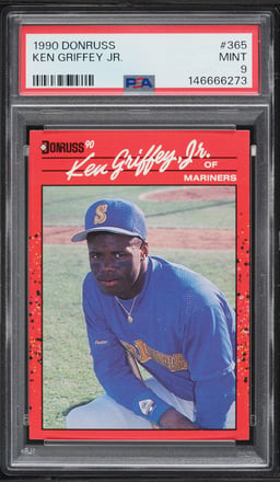 1990 Donruss Ken Griffey Jr. #365 PSA 9 MINT