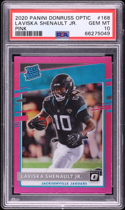 2020 Donruss Optic Pink Laviska Shenault Jr. ROOKIE #168 PSA 10 GEM MINT