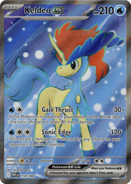 2025 Keldeo ex #159 White Flare