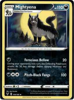2020 Mightyena #104 Vivid Voltage