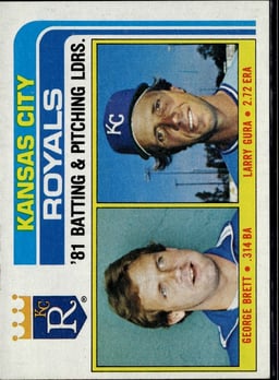 1982 George Brett #96 Baseball