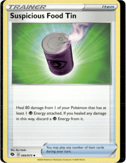 2020 Suspicious Food Tin #66 Champion's Path