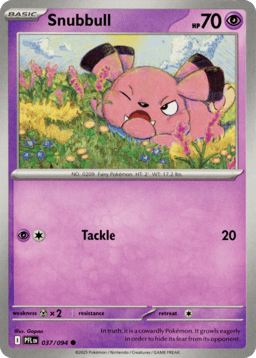 2025 Snubbull #37 Phantasmal Flames