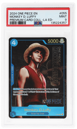 2024 One Piece Premium Card Collection Live Action Edition Monkey D. Luffy #P055 PSA 9