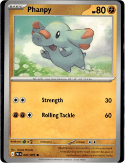 2024 Phanpy #48 Paldean Fates