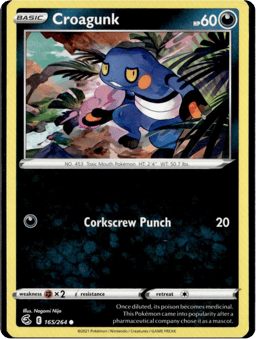 2021 Croagunk #165 Fusion Strike