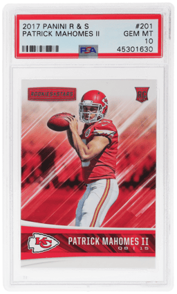 2017 Panini Rookies and Stars Patrick Mahomes II #201 PSA 10