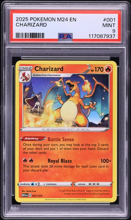 2025 Pokemon Scarlet & Violet McDonald's Collection Charizard #1 PSA 9 MINT