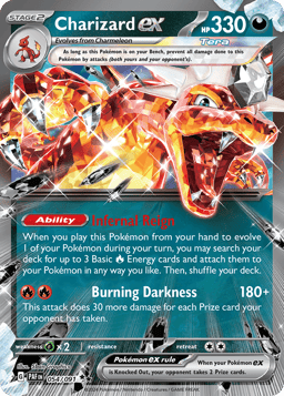 2024 Charizard ex #54 Paldean Fates