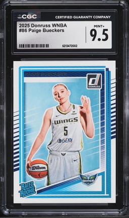 2025 Donruss WNBA Paige Bueckers ROOKIE #86 CGC 9.5 MINT+