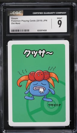 2019 Pokemon Japanese Playing Cards Old Maid Gloom CGC 9 MINT