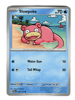 2025 Slowpoke #18 Prismatic Evolutions