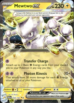 2023 Mewtwo ex #58 Paradox Rift