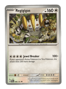 2025 Regigigas #86 Prismatic Evolutions