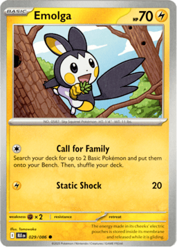 2025 Emolga #29 Black Bolt