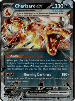 2024 Charizard ex #54 Paldean Fates
