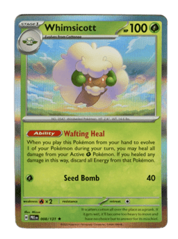 2025 Whimsicott #8 Prismatic Evolutions