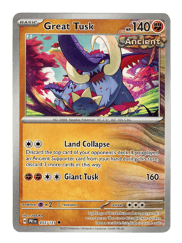 2025 Great Tusk #55 Prismatic Evolutions
