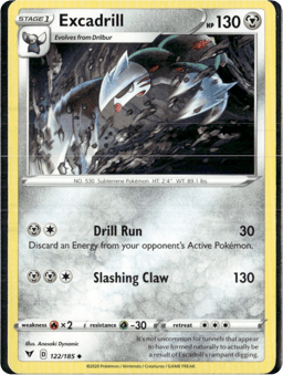 2020 Excadrill #122 Vivid Voltage