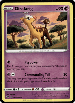 2020 Girafarig #65 Vivid Voltage