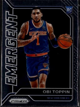 2020 Obi Toppin #17 Prizm Emergent