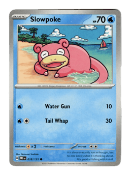 2025 Slowpoke #18 Prismatic Evolutions