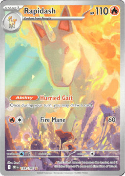 2025 Rapidash #189 Destined Rivals