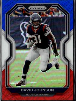 2020 David Johnson #75 Prizm Red White and Blue